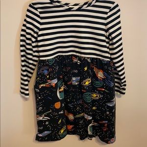 Hanna Andersson girls outer space dress